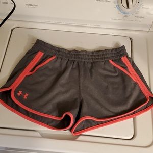 Pink and Gray UA shorts
